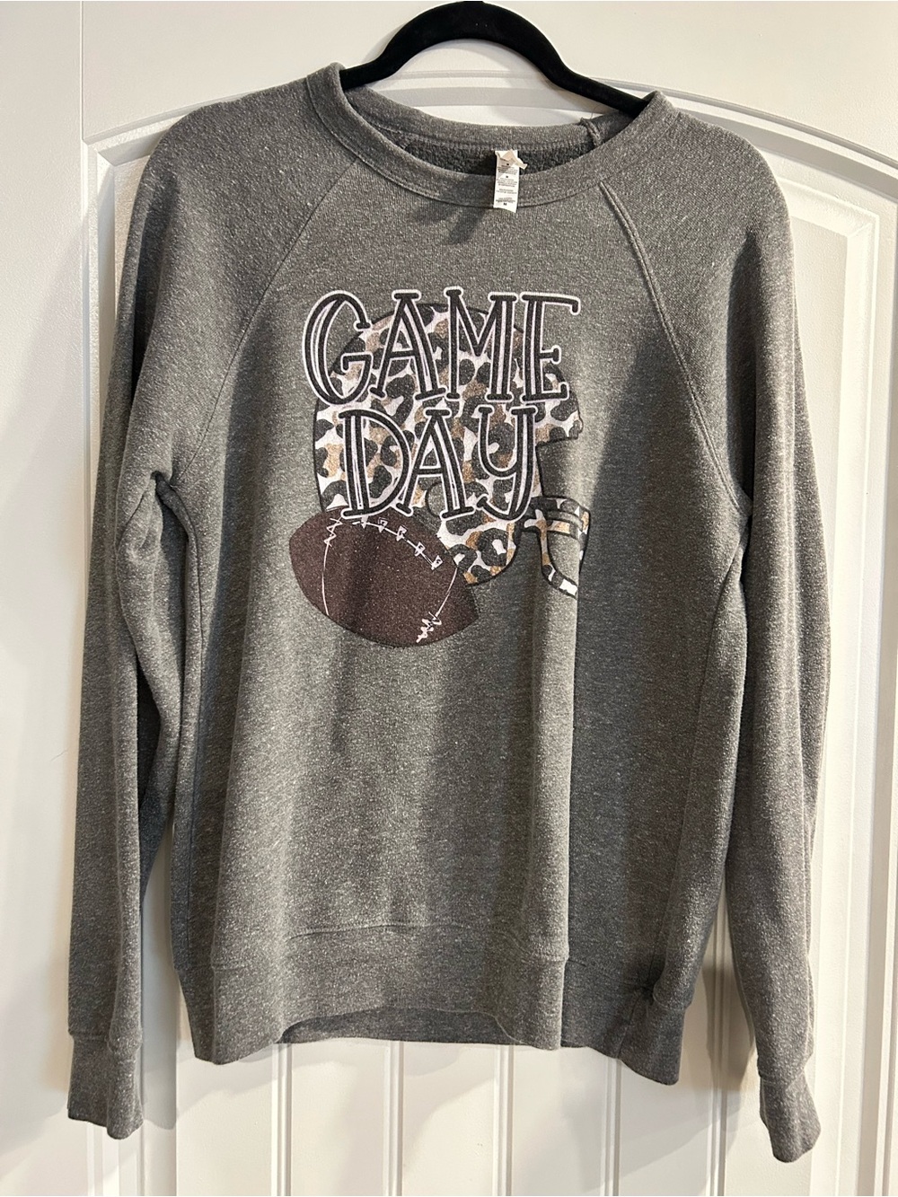 Bella Canvas Gray "Game Day" Crewneck Sweatshirt